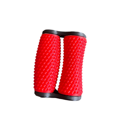 Black and Red 3D printed Fidget Roller