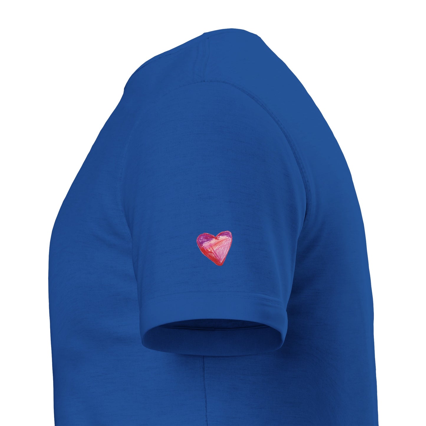 GoodOnU my heart logo on left sleeve