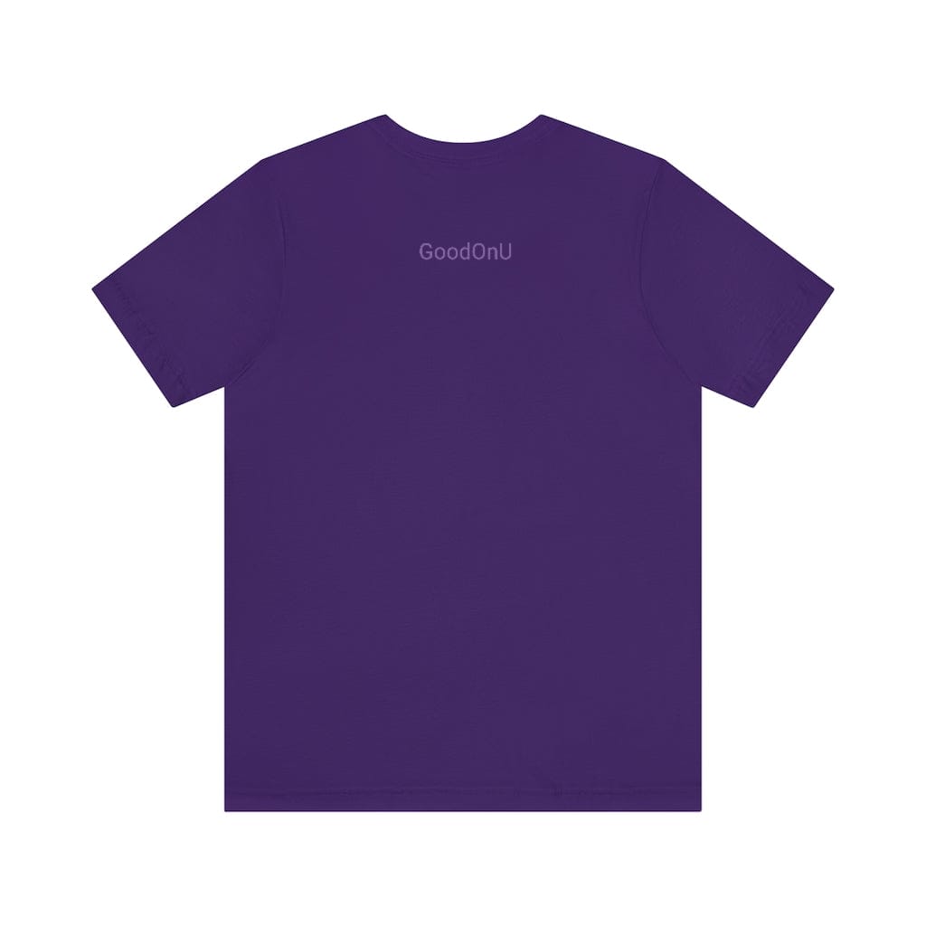Purple Disability Is not a bad word Unisex Short Sleeve Tee - GoodOnU.ca