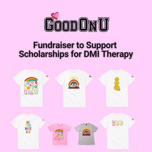 GoodOnU.ca 100 T-Shirt Challenge promotional image supporting the DMI Children's Foundation fundraiser.