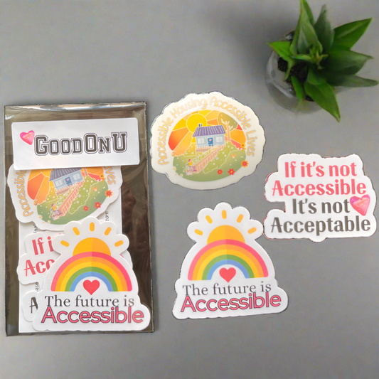 Accessibility Sticker 3 pack - GoodOnU.ca