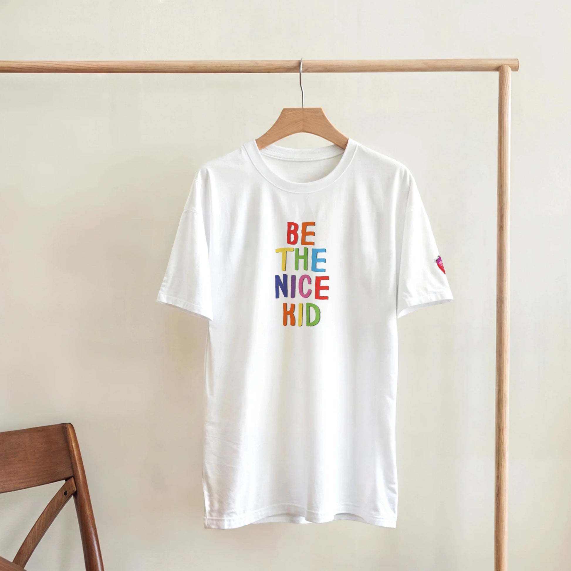 Be The Nice Kids t-shirt all ages, unisex promotes inclusivity and kindness 

