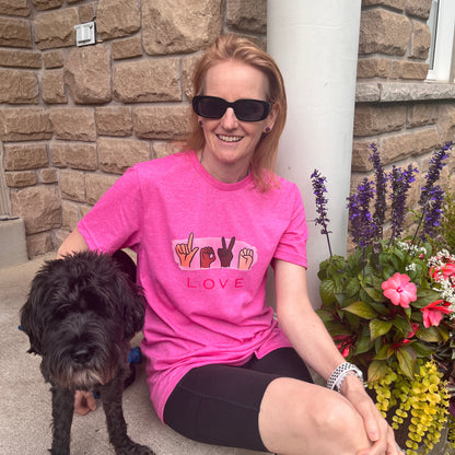 adult SIGN: LOVE tee - GoodOnU.ca