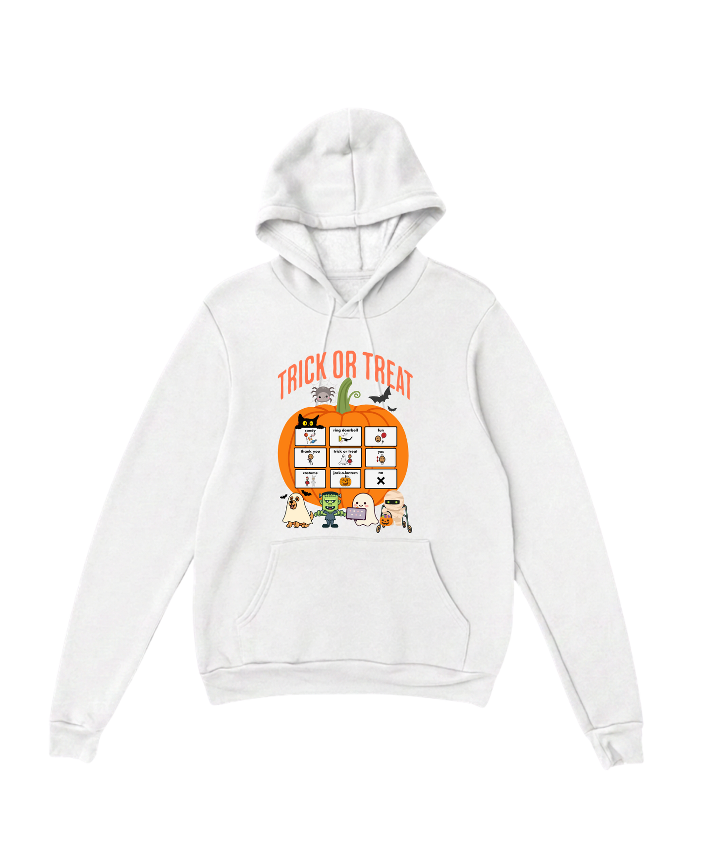 Trick or Treat Halloween AAC Awareness T-Shirt & Hoodie - DMI Foundation Fundraiser