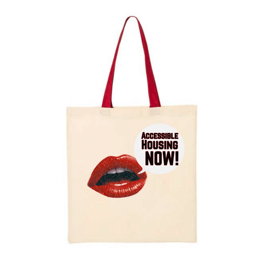Accessible Housing Now Tote Bag | Canadian Disability Advocacy | Universal Design