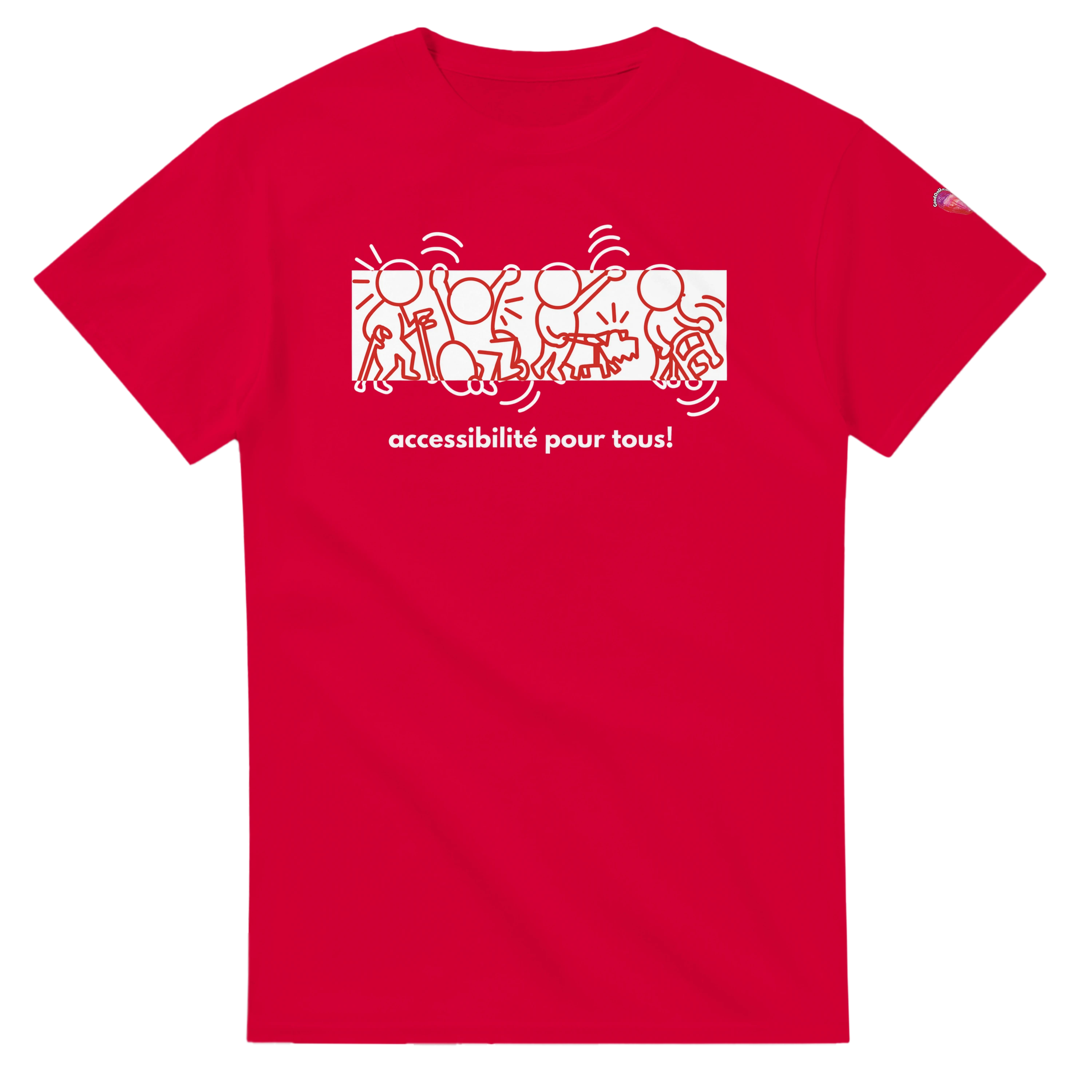 Adulte -  Accessibles pour Tous, Journée du T-shirt Rouge 2025 - GoodOnU.ca
