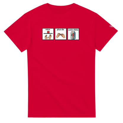 Want More Diet Coke - Bilingual AAC T-Shirt