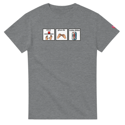 Want More Diet Coke - Bilingual AAC T-Shirt
