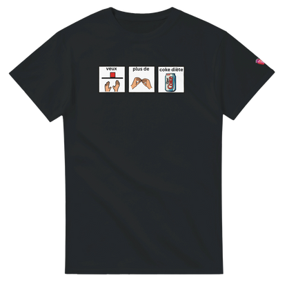 Want More Diet Coke - Bilingual AAC T-Shirt