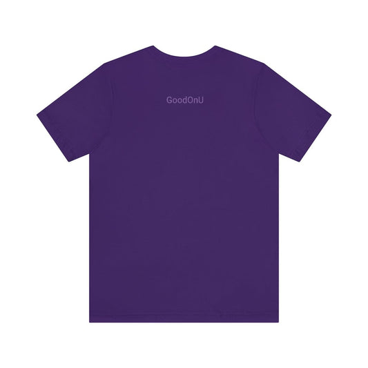 Purple Disability Is not a bad word Unisex  Short Sleeve Tee - GoodOnU.ca