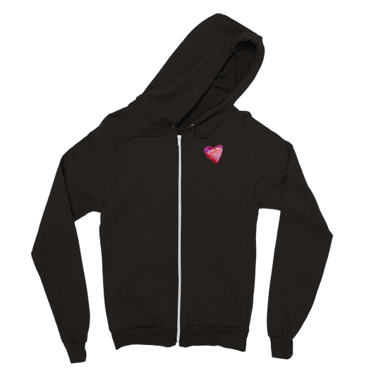 MY HEART, original, genderfree, zip hoodie, adult XS - 3XL - GoodOnU.ca