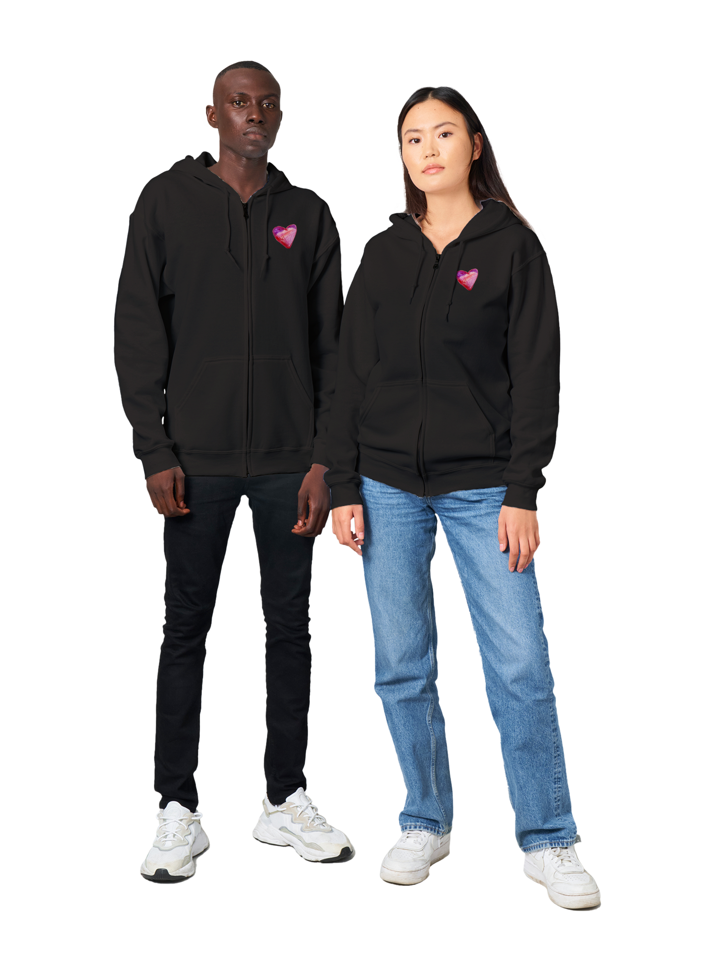 MY HEART, original, genderfree, zip hoodie, adult XS - 3XL - GoodOnU.ca