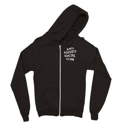 ANTI POVERTY SOCIAL CLUB Classic Unisex Zip Hoodie - GoodOnU.ca