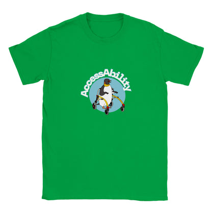 ACCESSABILITY PENGUIN Kids T-shirt - GoodOnU.ca