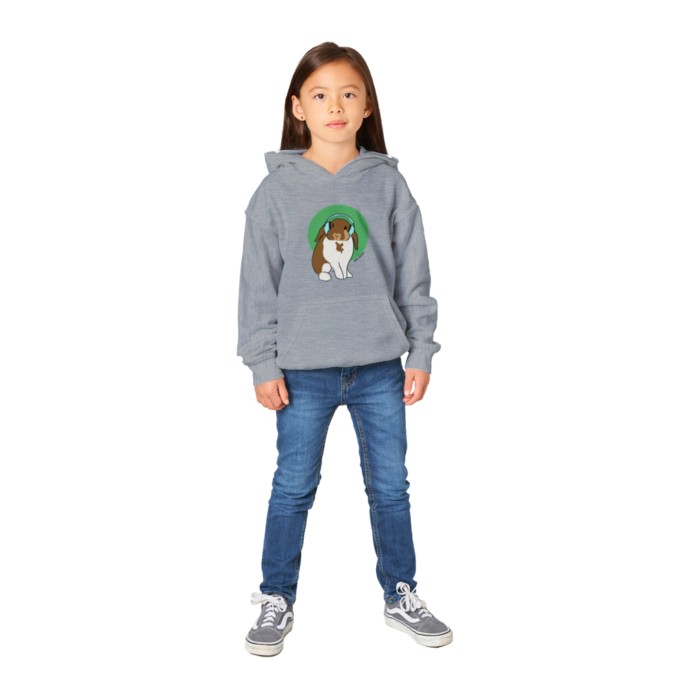 Youth ANIMAL ADVOCATE bunny pullover hoody xs-xl - GoodOnU.ca