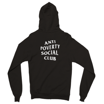 ANTI POVERTY SOCIAL CLUB Classic Unisex Zip Hoodie - GoodOnU.ca