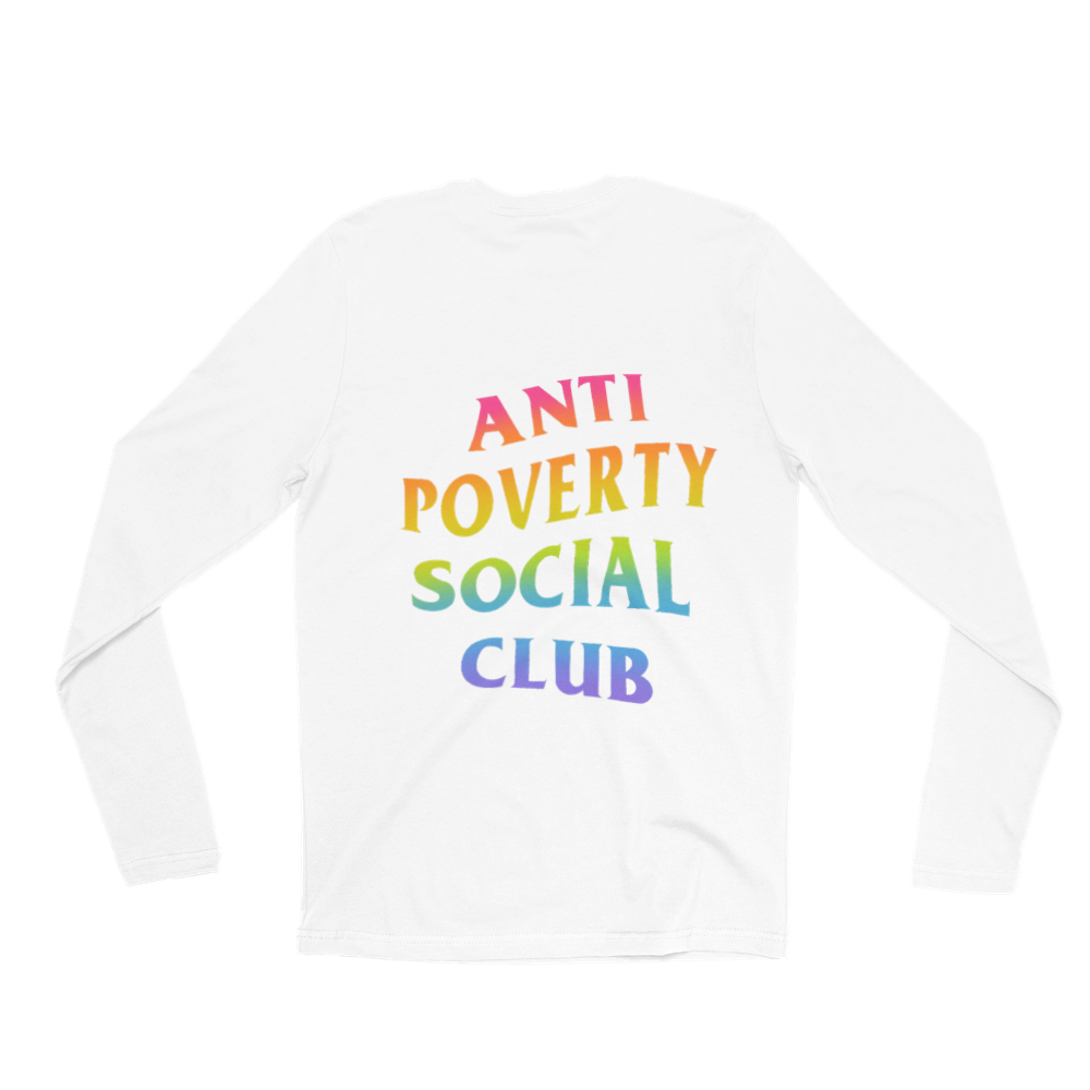ANTI POVERTY SOCIAL CLUB premium unisex longsleeve tee adult size s-2xl - GoodOnU.ca