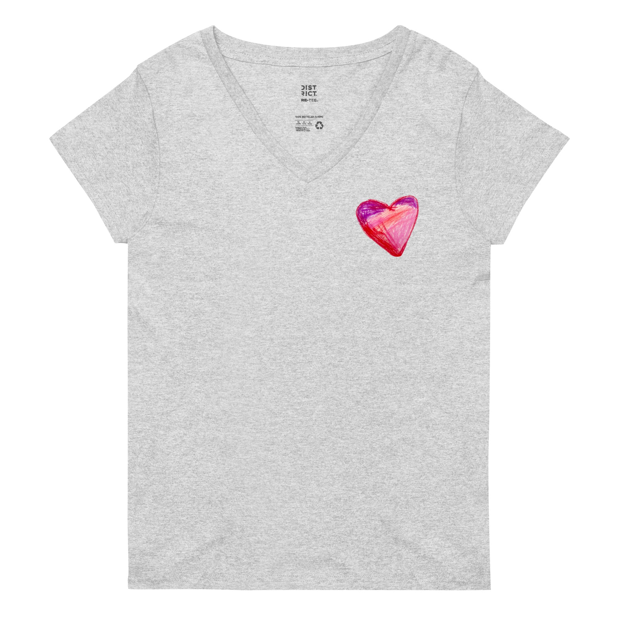 Plus size white v neck sales t shirt